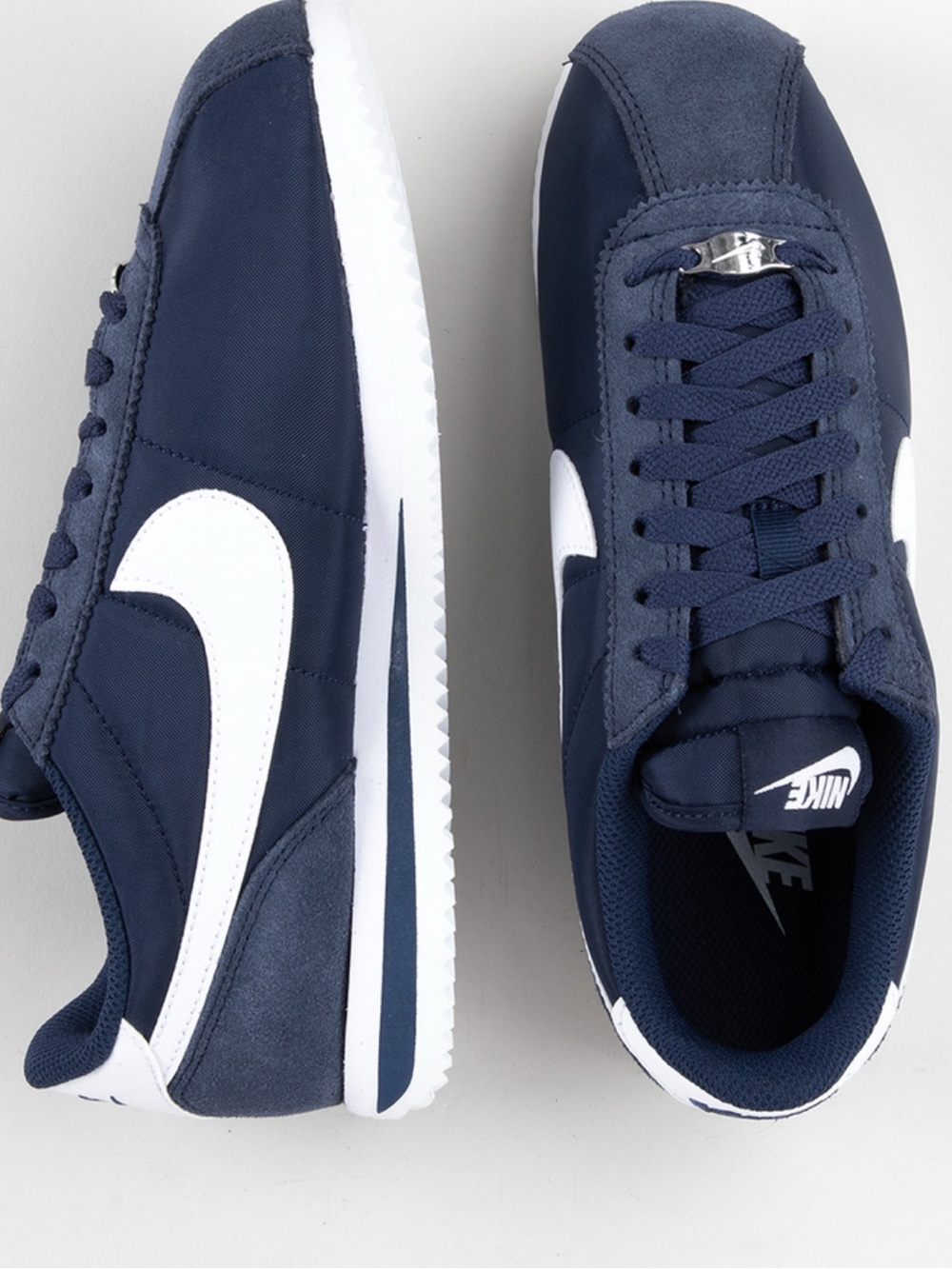 Nike Classic Cortez Navy White Sneaker - Picture 2 of 14
